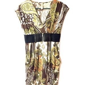 Verdict Green Mini Dress